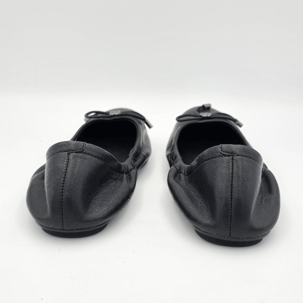 Karl Lagerfeld Paris Velma Almond Toe Ballet Flats, Dark Black, Women's 6.5M - Picture 7 of 11